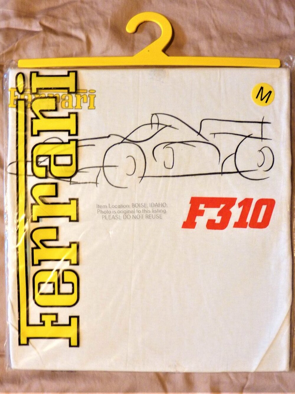 Ferrari F310 shirt 1996 officially licensed FACTORY SEALED vintage Formula 1 F1